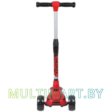 Самокат Novatrack RainBow Car Pro 120CP.RAINBOW.RD20 (красный, 2020) картинка 2